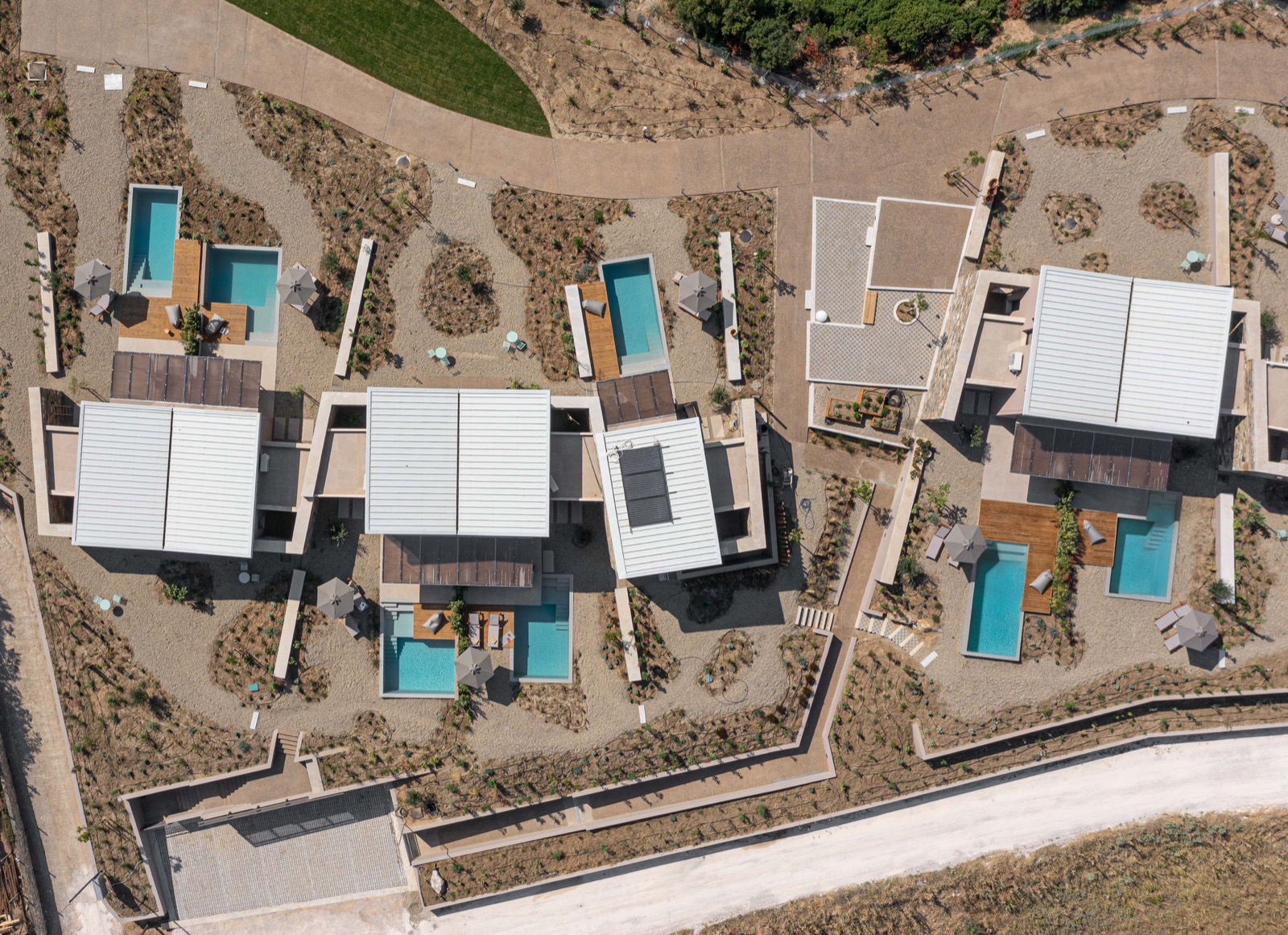 etheres - Nikiti villas aerial